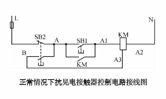 抗晃電接觸器控制器接線圖 抗晃電接觸器控制器接線圖